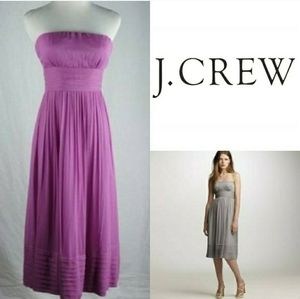 J. Crew Juliet 100% Silk Light Berry Dress 4